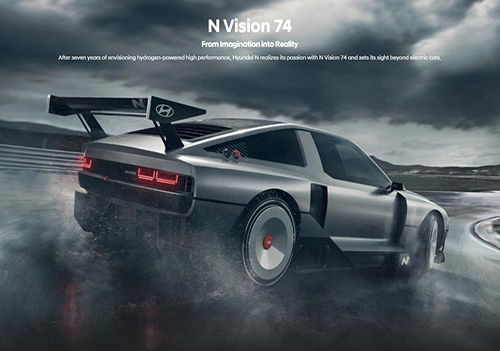 Hyundai N74 Hydrogen Supercar Dijangka Debut pada 2026​