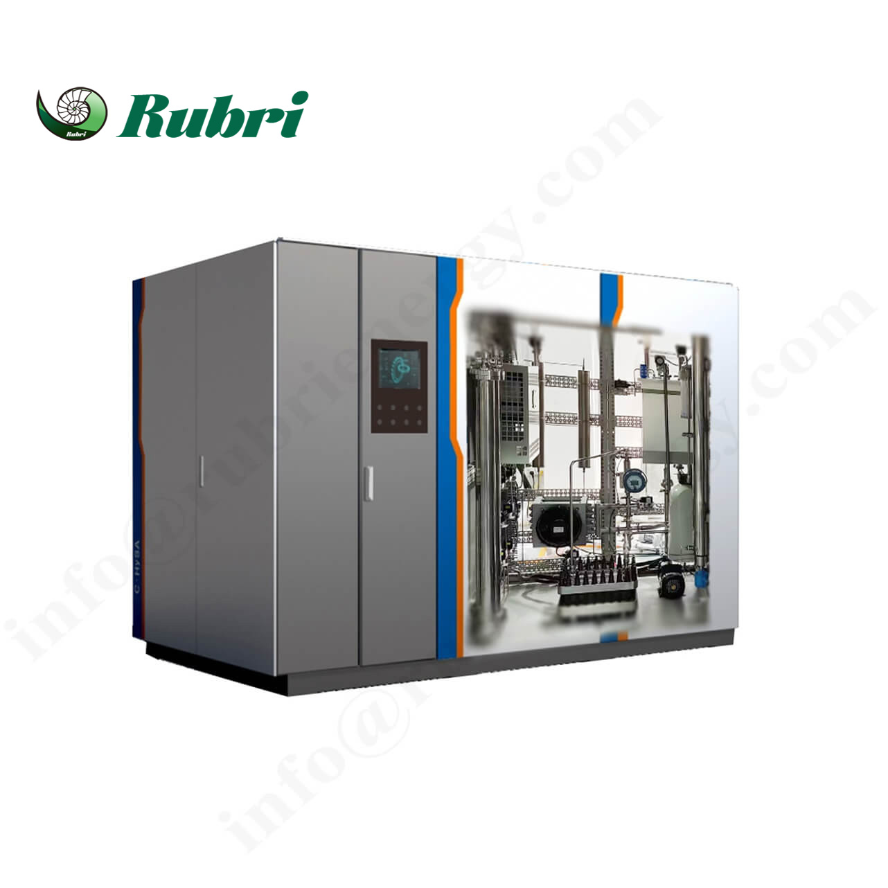 50Nm3/j 250KW Loji Pengeluaran Penjana Hidrogen PEM Ketulenan Tinggi