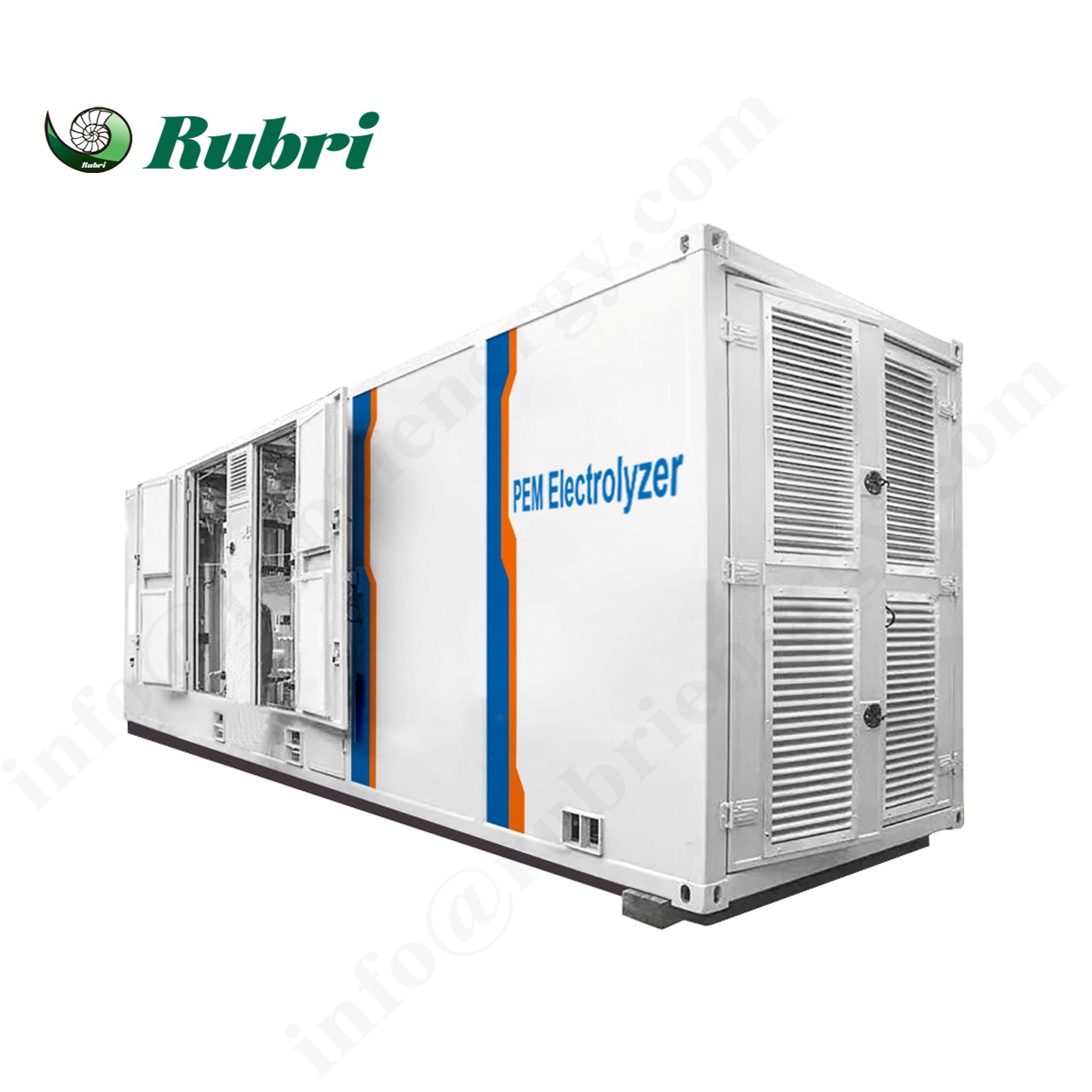 200Nm3/j 1000KW Kuasa Bersih Sistem Elektrolisis PEM Tenaga Hidrogen Hijau