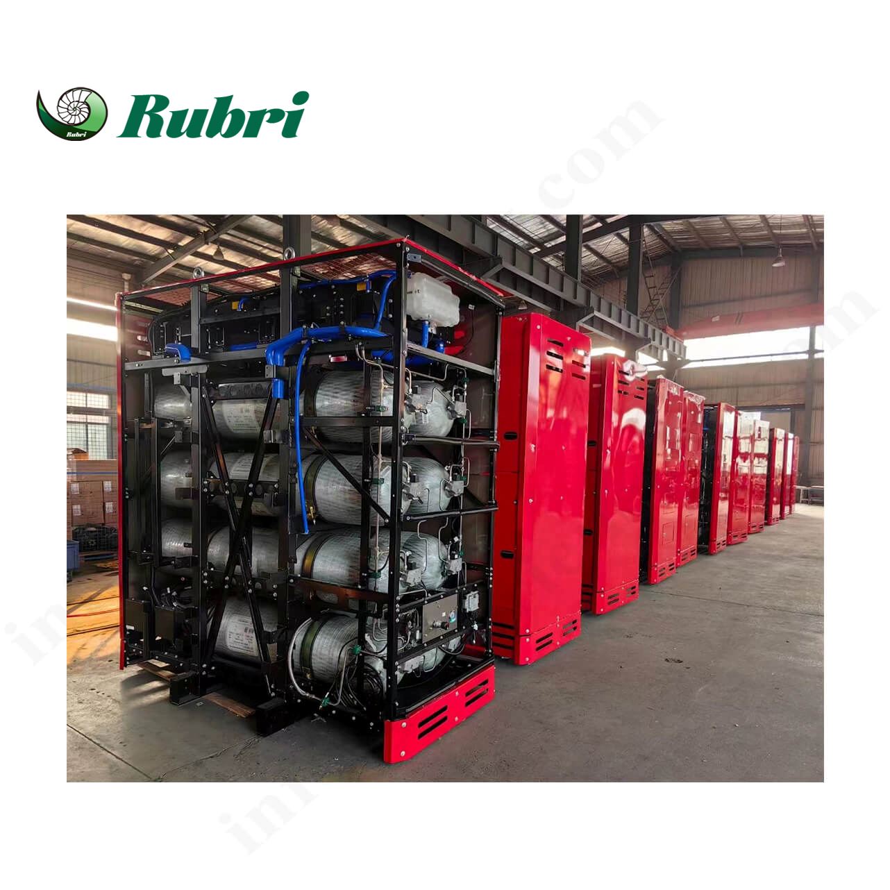 390L 350bar jenis IV Silinder simpanan hidrogen untuk automotif