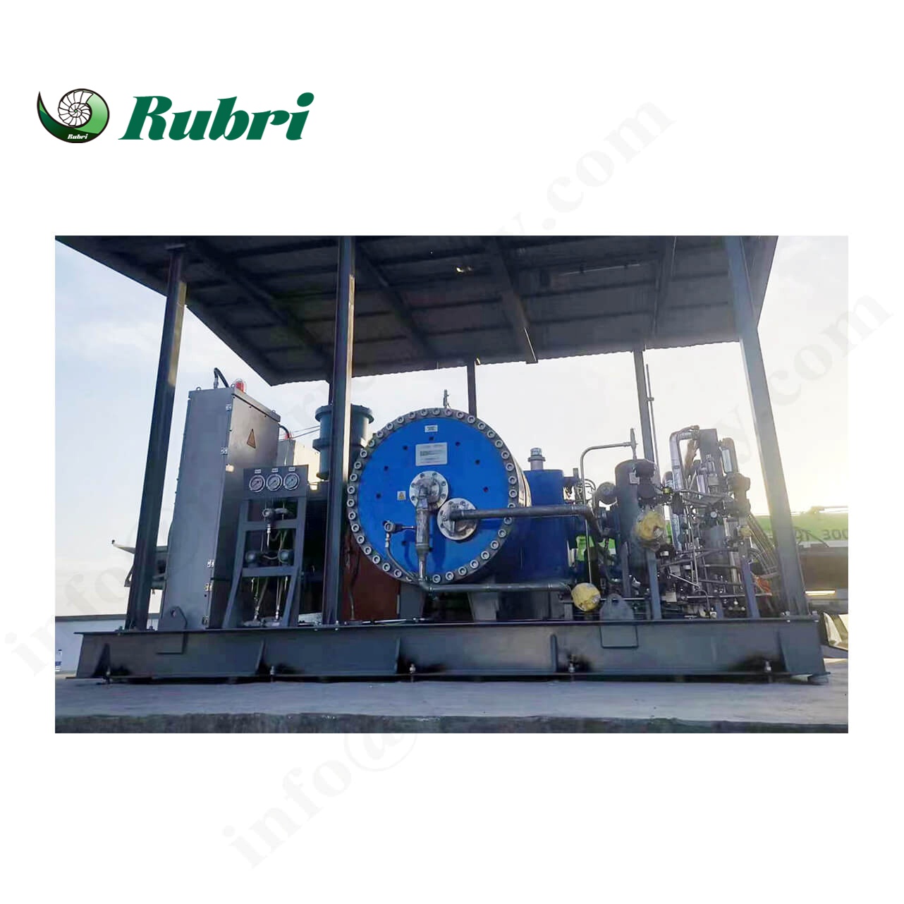 Pemampat Hidrogen 1000Nm3/j dengan Aliran Sederhana