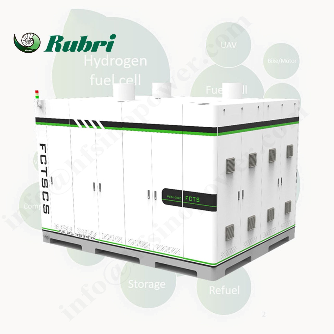 Bangku ujian sel bahan api hidrogen 150kW